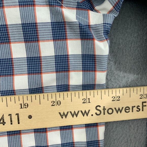 Jos. A.Bank Button Down Shirt Mens Medium Long Sleeve Tailored Fit Gingham Check - Picture 14 of 16